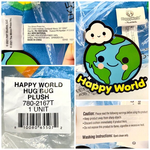 Happy World Hug Bug Plush 2 Scoops FriendswithYou Soft Collectible Stuffed NEW! - Picture 8 of 9